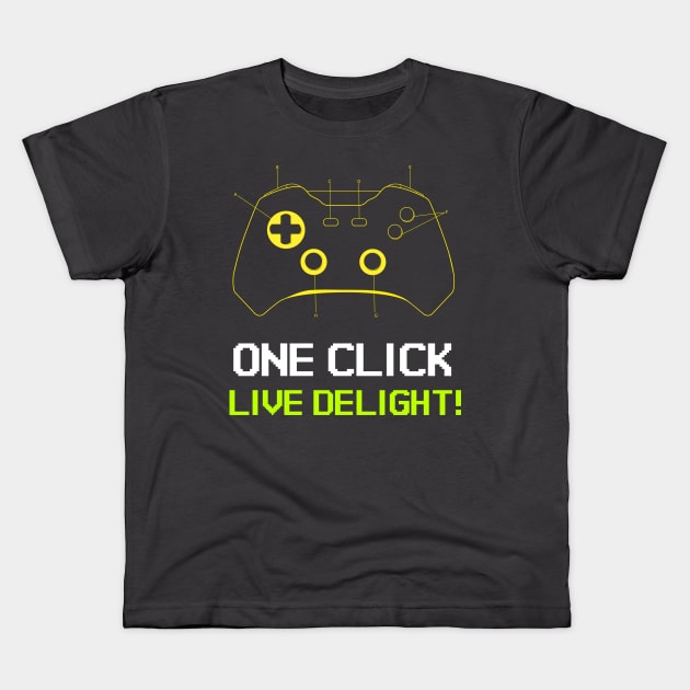 Live streamer create live delight Kids T-Shirt by Hermit-Appeal